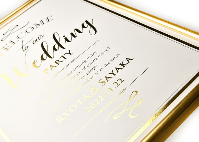 憧れの金箔デザインが小ロットでも実現！サンプル作ってます♡