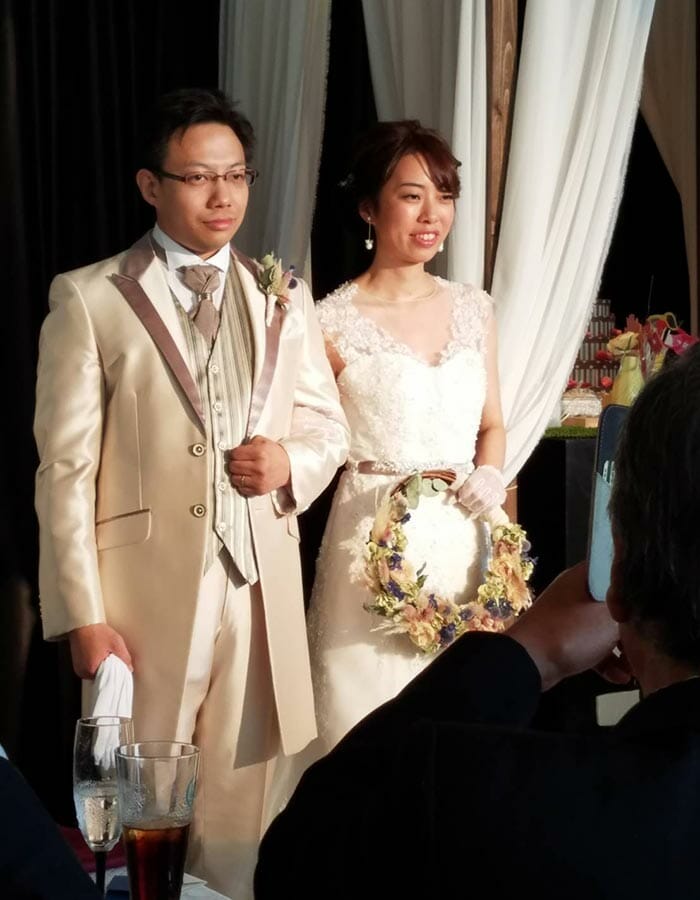 【お客様の声】受付サインのあとはウェルカムスペースに♡おしゃれ結婚式の芳名帳
