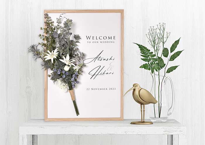 役割は？キャッチは？最旬トレンドは？結婚式のウェルカムボードについて考える