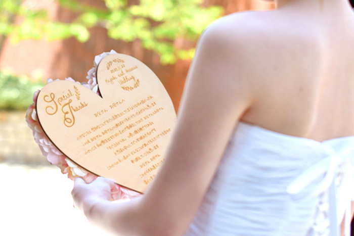 この使い方アリかも！「花嫁の手紙®」に刻印するorしない内容を分けて考える