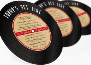 メニュー表レコードをセットリストにするアイデア