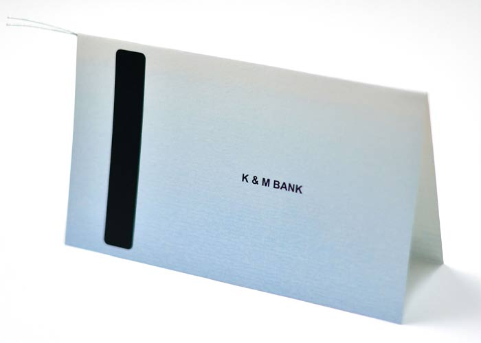 オリジナル実例 通帳みたいな席次表