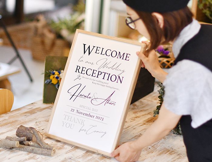 おうち時間を楽しく！手作りで結婚準備【ウェルカムボード編】