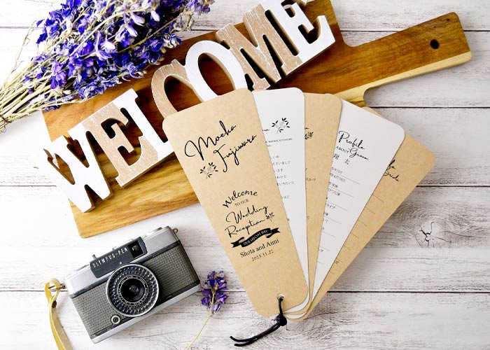 こんな使い方もできる！！最高のおもてなしになる扇子型のペーパーアイテム