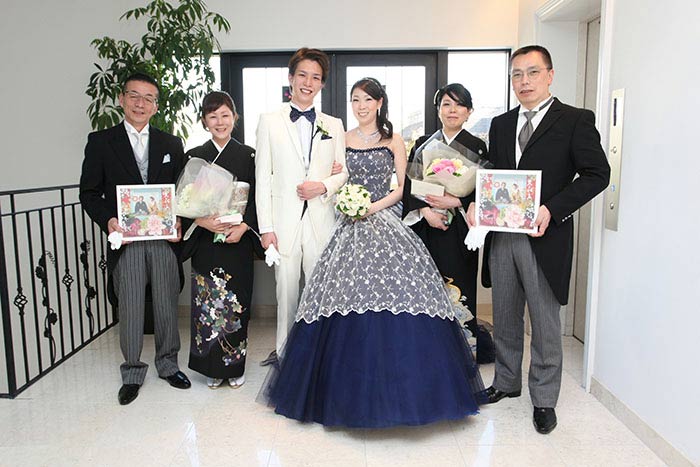 【お客様の声】和装の前撮りお写真で作る絶品和風の子育て感謝状