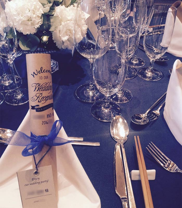 【お客様の声】リボンとタグで素敵にアレンジ♡おしゃれなクラフトくるくる席次表