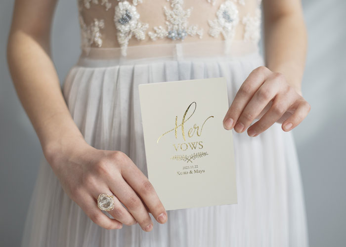 二人の愛を誓いあう♡ Wedding vowsって知ってる？