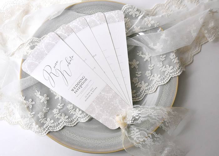 オリジナル作成例~扇子型ペーパーアイテム