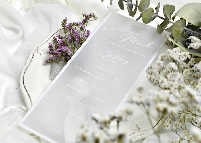 冬挙式に使いたい！透け感がかわいいウェディング★