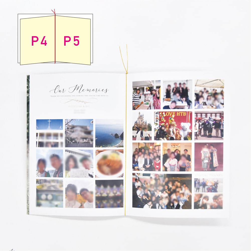 オリジナルのプロフィールブック