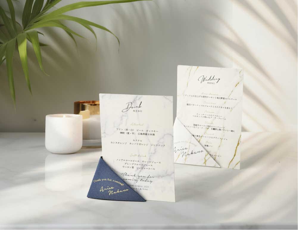 【めちゃ簡単DIY】メニュースタンドになる席札を手づくりしてみた！