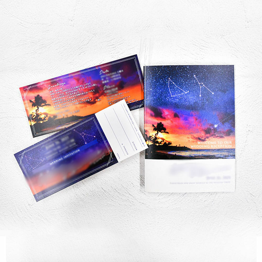 【オリジナル実例】海×星空をテーマにしたアイテムで大人ロマンティックに♪