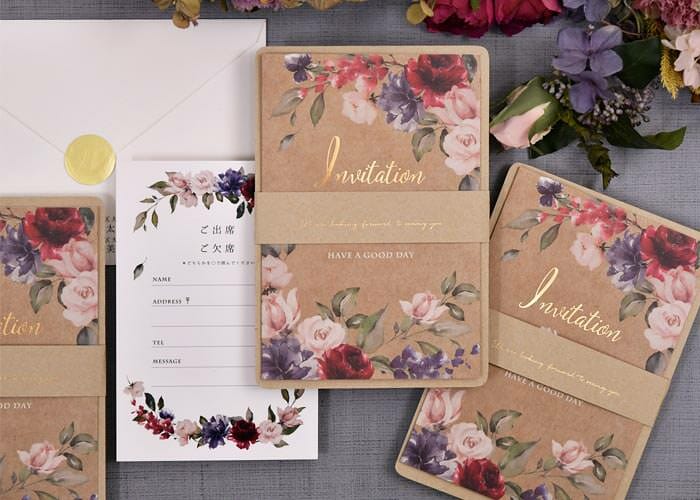 秋挙式の招待状準備、始まってます！