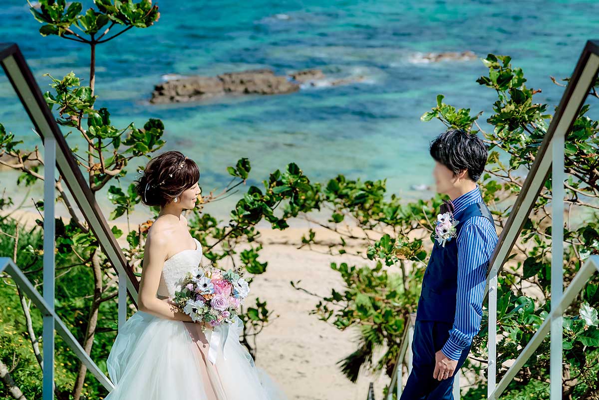 【お客様の声】ゲストも写真撮影してくれていた♡春婚にピッタリの桜柄フェイスシールド