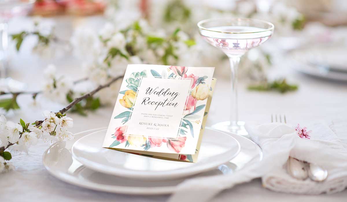 少人数婚にオススメの席次表はこちら♡