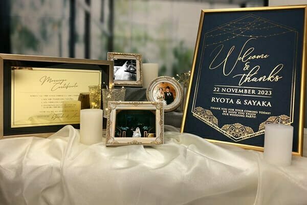 ウェルカムスペースを作ってみた！大人ゴージャス編