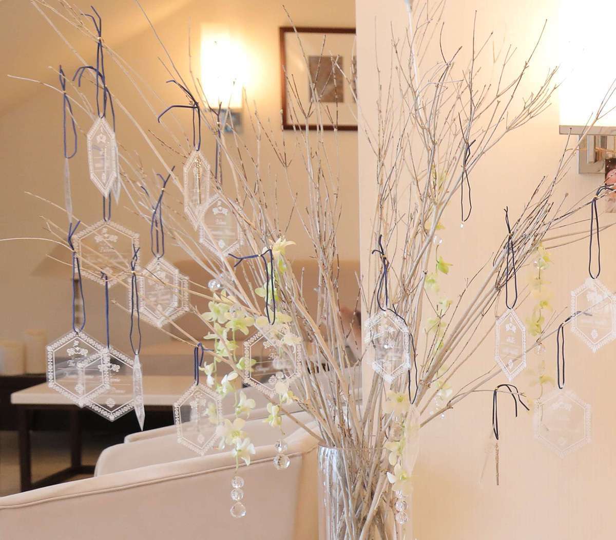 エスコートカードフェイスシールドとしても使える結婚式のアイテム