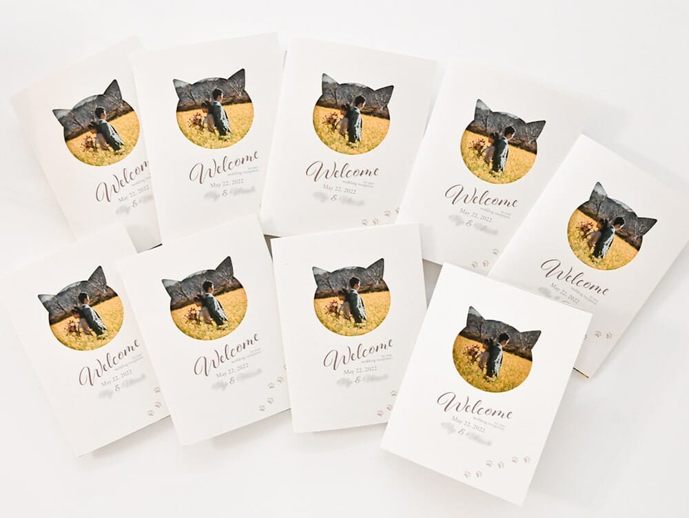 猫ちゃん好きが作った！にゃんこ型プロフィールブック