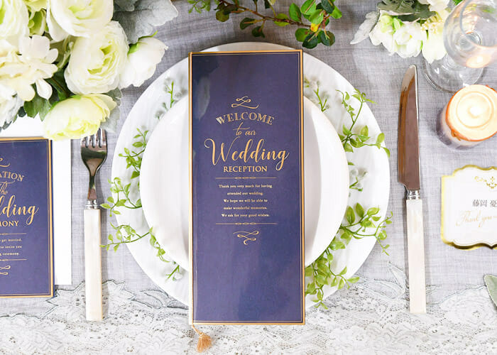 席次表、ファルベならこんなレイアウトもできます♪