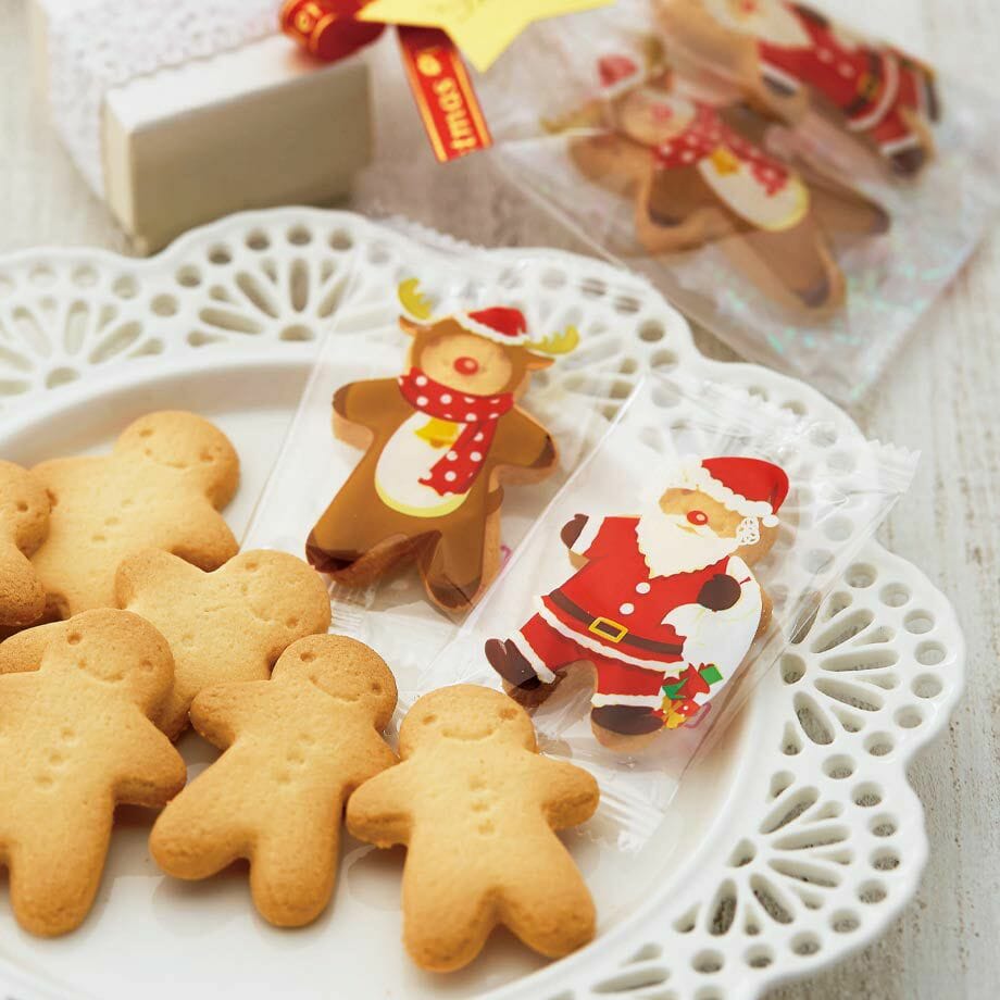 クリスマス限定デザインのクッキーのプチギフト