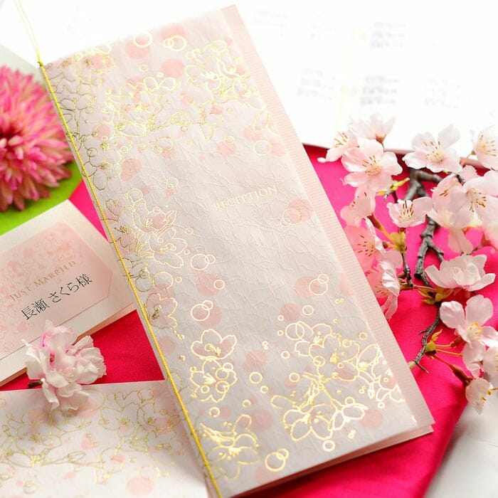 お急ぎ対応可能！春挙式にオススメの席次表