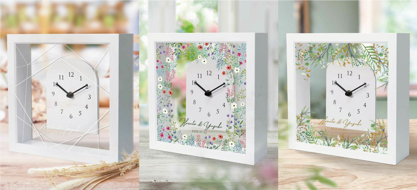 贈りやすい！飾りやすい！人気の時計ギフトに新作登場