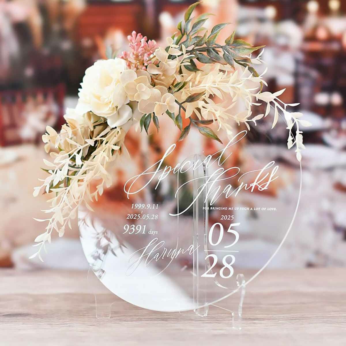 やっぱり可愛い♡春夏挙式におすすめのクリア素材アイテム！