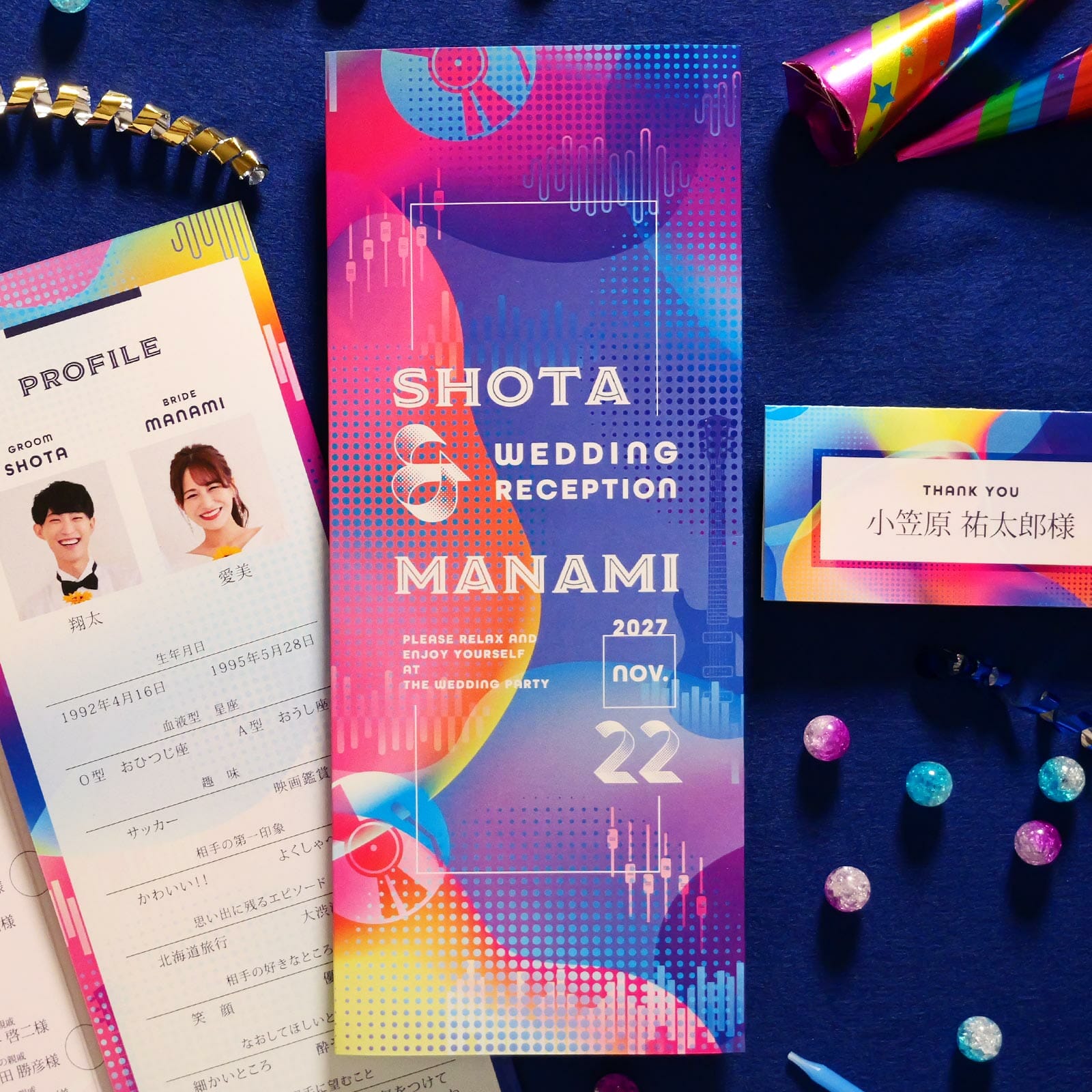 テーマでお揃いが絶対オススメ！ファルベならではのペーパーアイテム新商品のご紹介♪