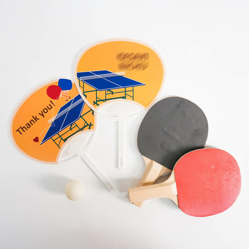 部活応援用うちわ卓球オリジナルデザイン