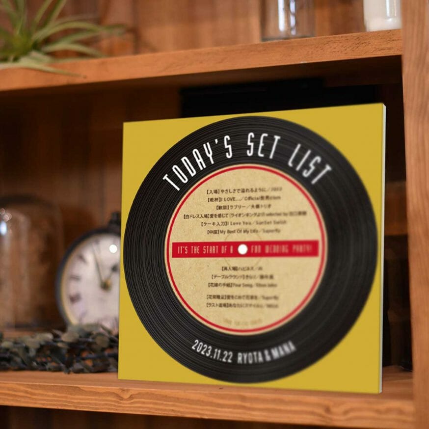 結婚式後もインテリアとしてお洒落に飾れる