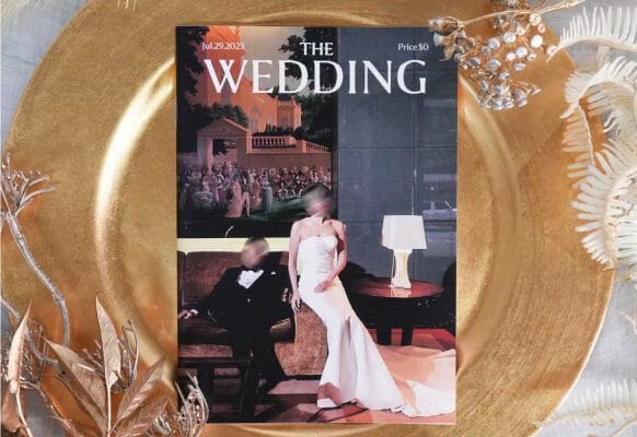 海外風がオシャレ♪高級感あるプロフィールブックが素敵です