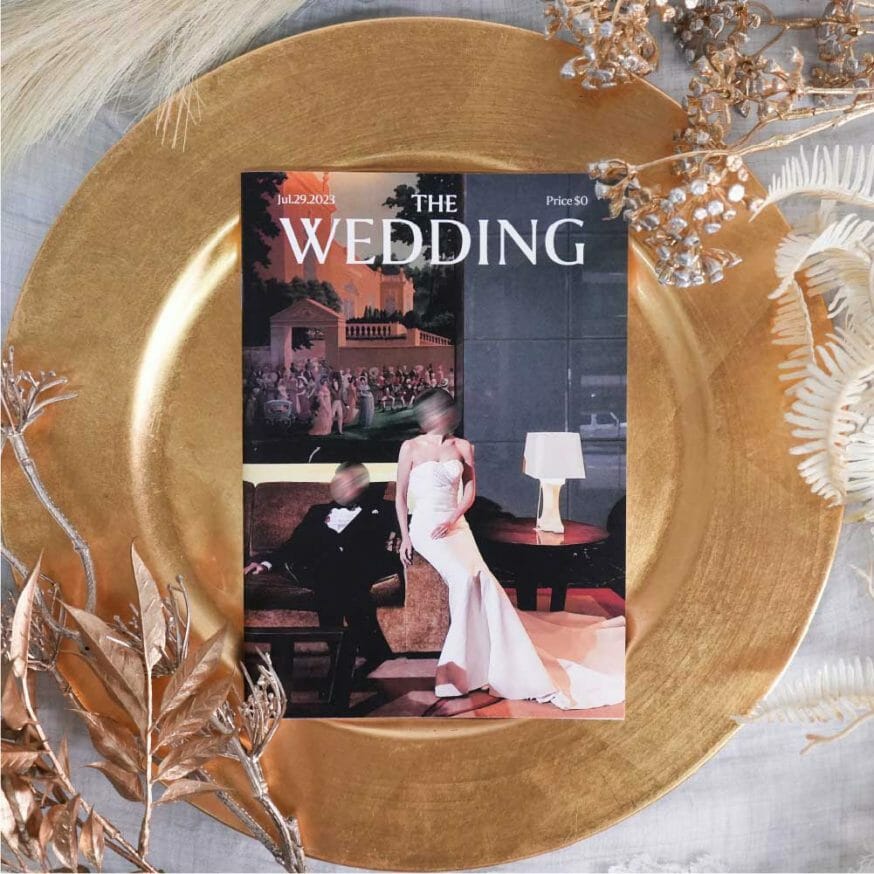 海外の高級誌がテーマのプロフィールブック