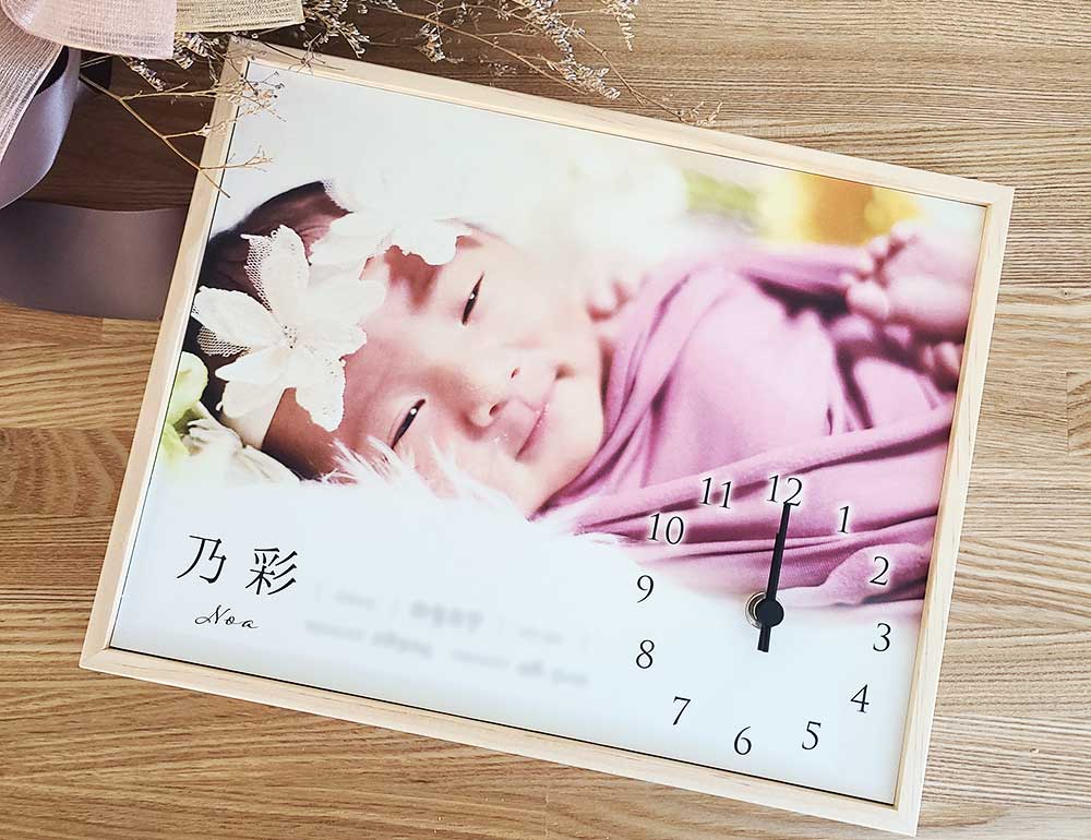 ベビーフォトクロックお客様作品集《実例♯06》