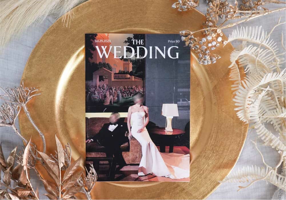 海外風がオシャレ♪高級感あるプロフィールブックが素敵です