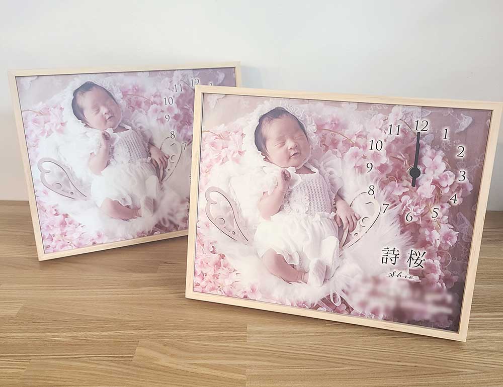ベビーフォトクロックお客様作品集《実例♯02》