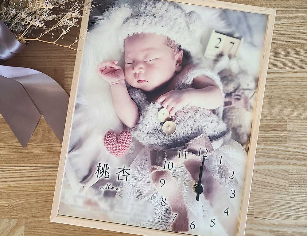 ベビーフォトクロックお客様作品集《実例♯04》
