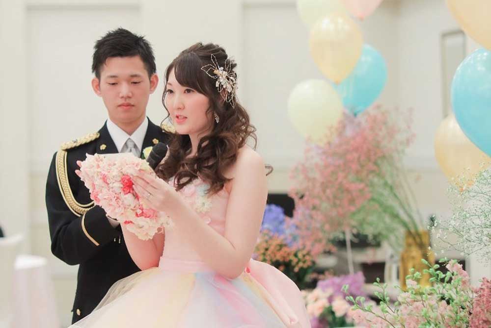 花嫁の手紙®ハートフラワーをご利用くださったお客様の声＆お写真をご紹介♪