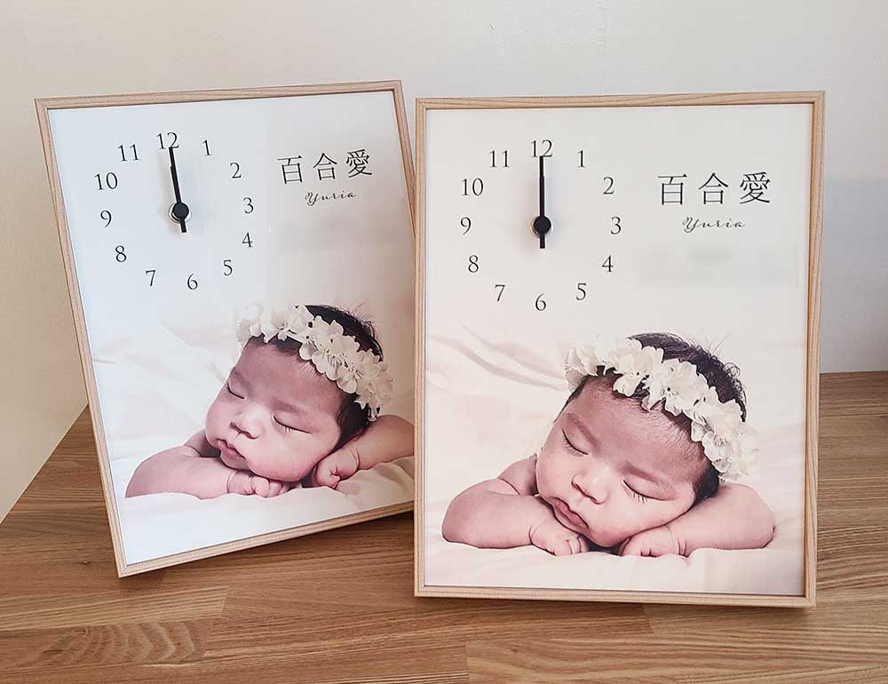 ベビーフォトクロックお客様作品集《実例♯10》