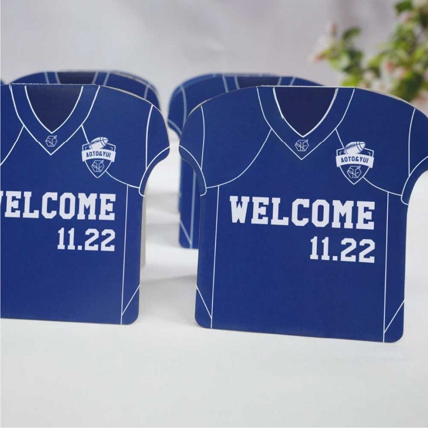 表裏にデザイン♪ロゴ入りで特別感アップ