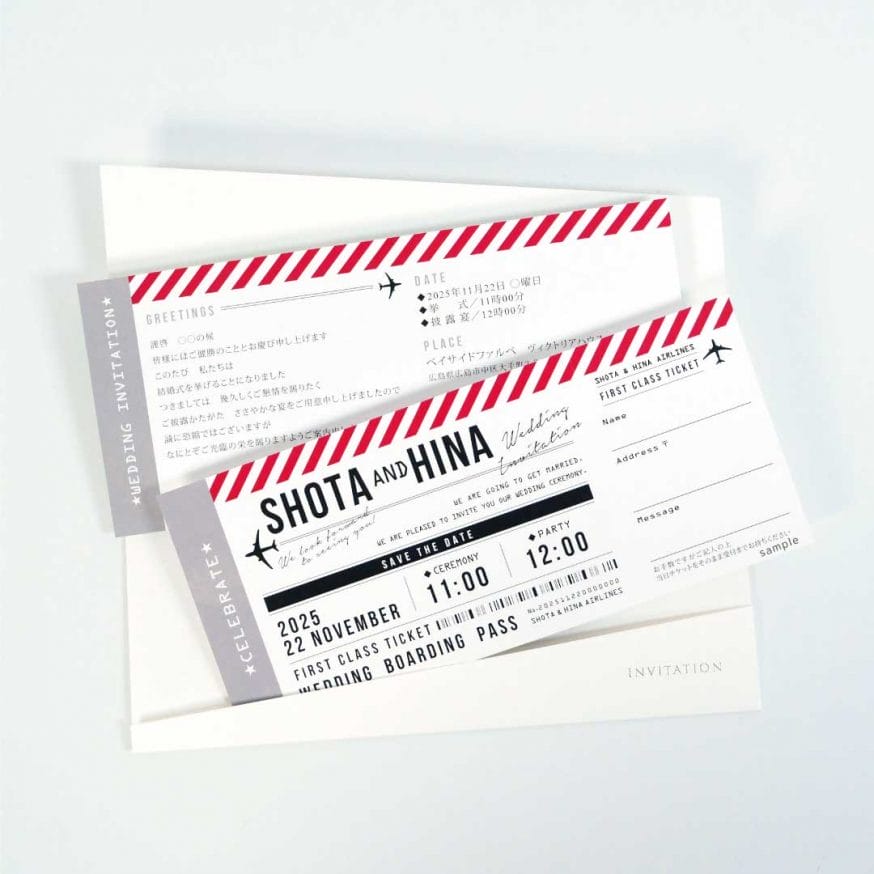 チケットケース付で見た目もスマート