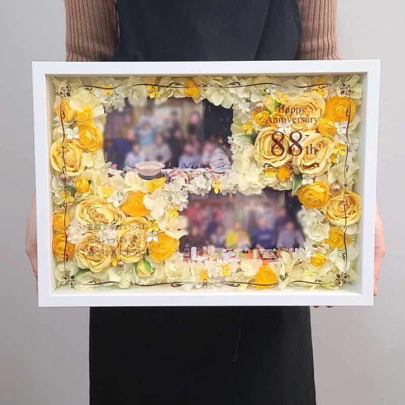 集合写真も入れて記念に残る大きさ