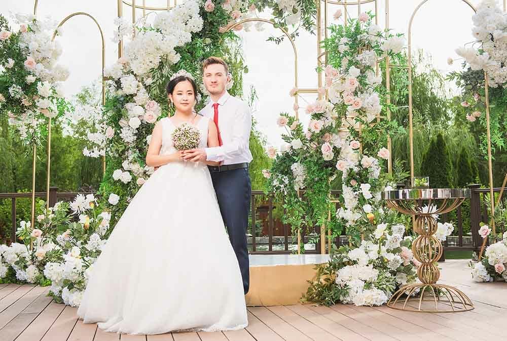 国際結婚のペーパーアイテムを作らせていただきました