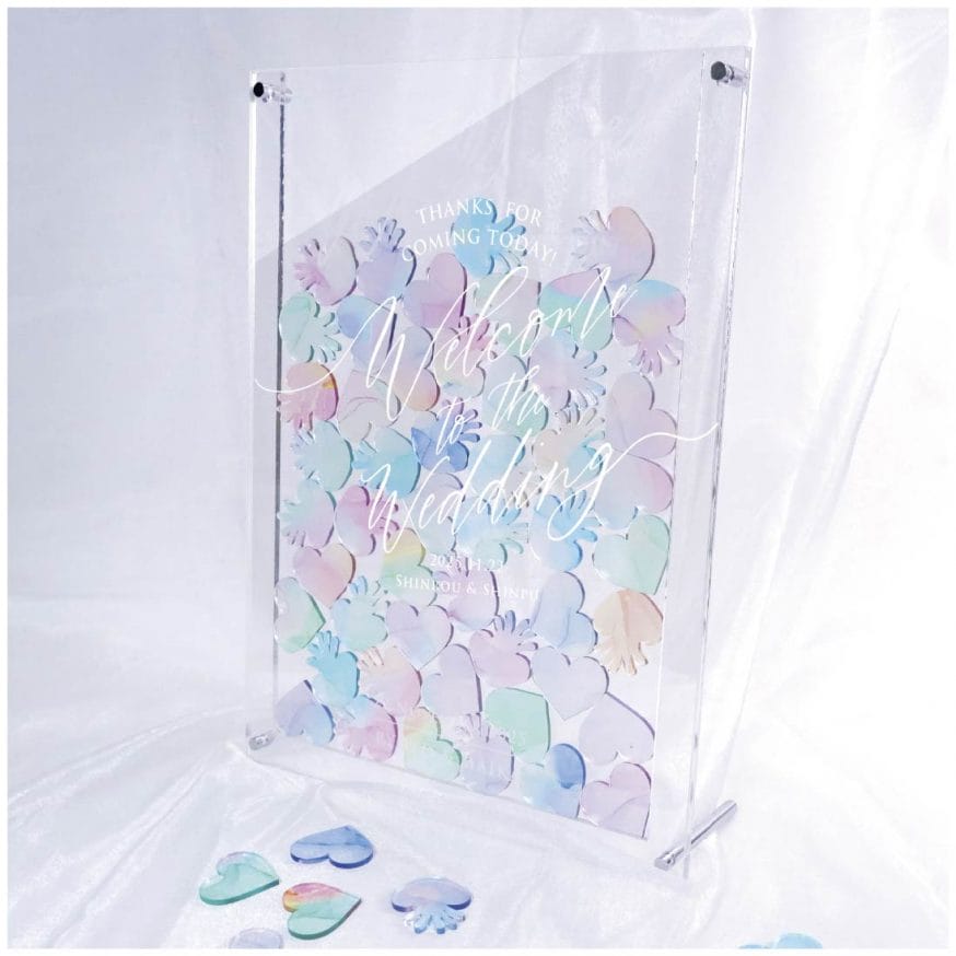 オリジナルピースを追加したウェディングドロップス