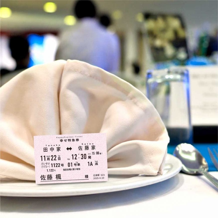 テーブルに置いたイメージ