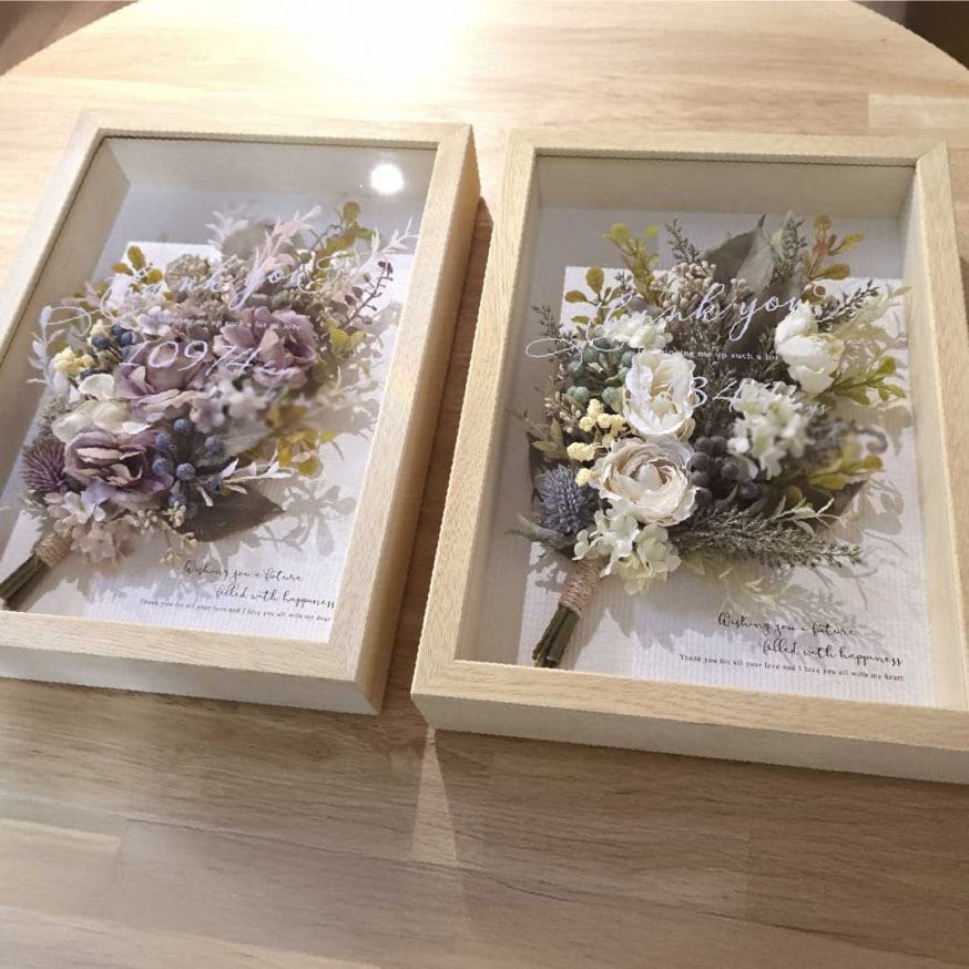 枯れないお花”アーティフィシャルフラワー”を使用