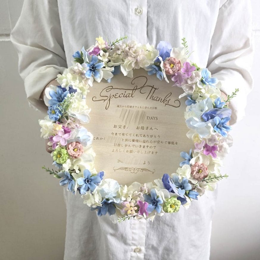 贈呈シーンも映えるしっかりとした大きさ