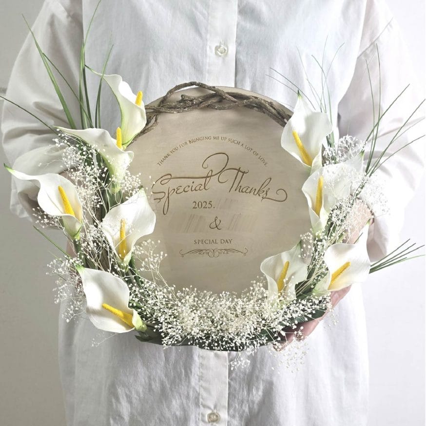 贈呈シーンも映えるしっかりとした大きさ