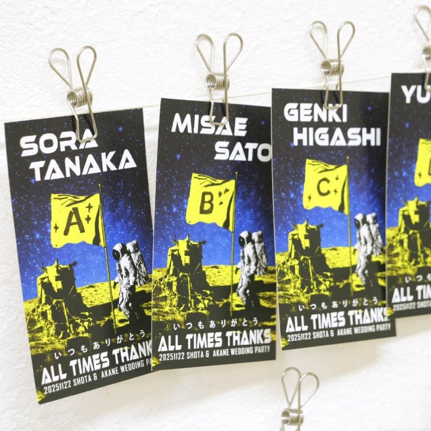 ピンで吊るしても素敵