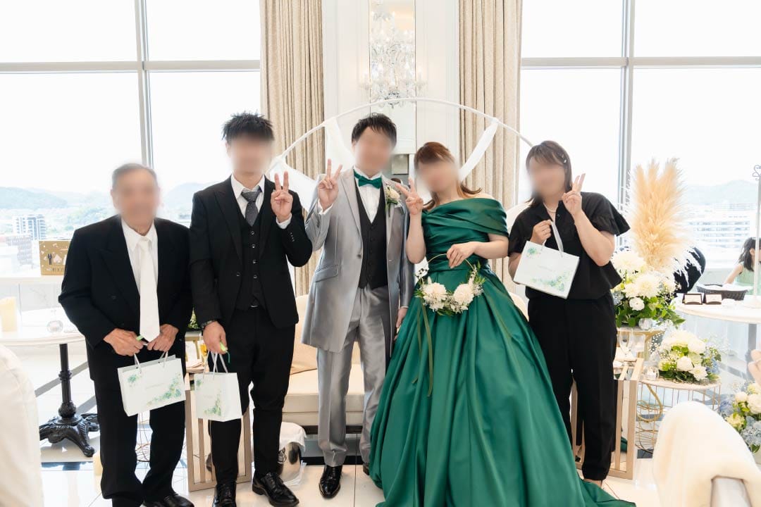 結婚式の様子