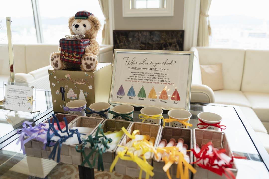 ドレス当てクイズの様子